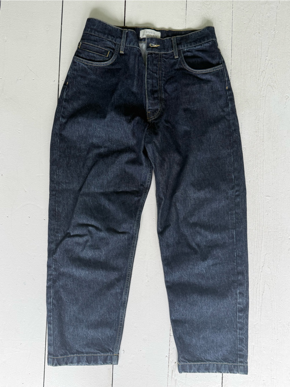 Men's Dark Blue Denim Jeans